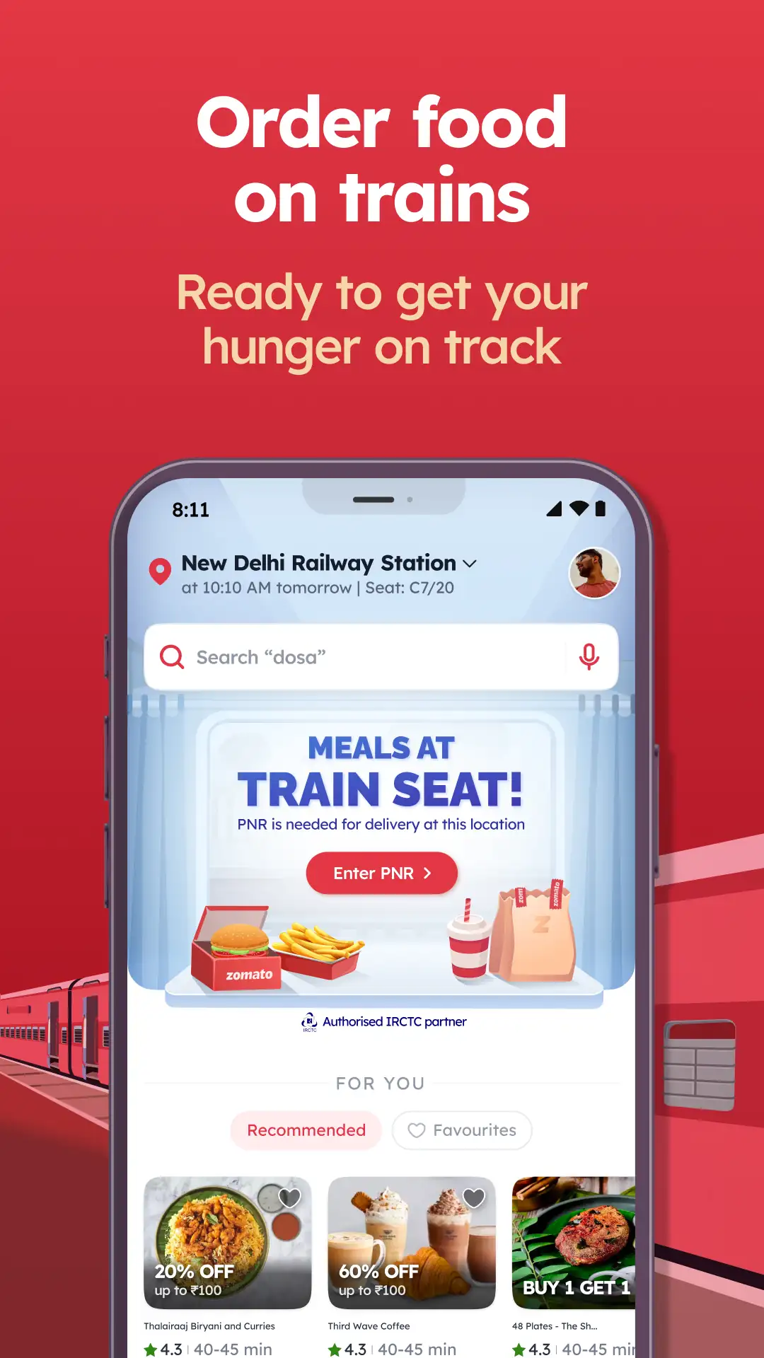Capture d'écran Zomato: Food Delivery & Dining 6