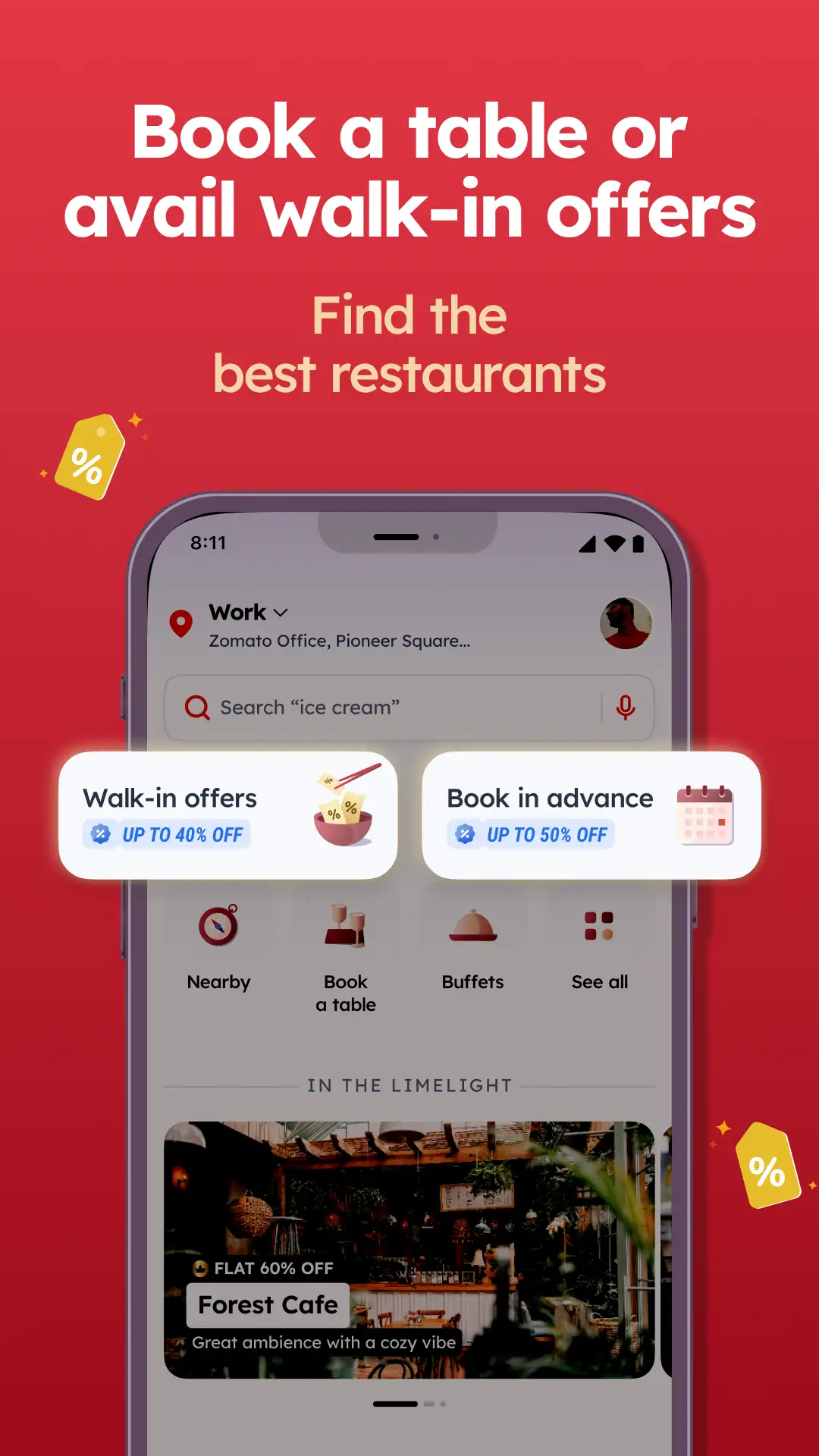 Capture d'écran Zomato: Food Delivery & Dining 7