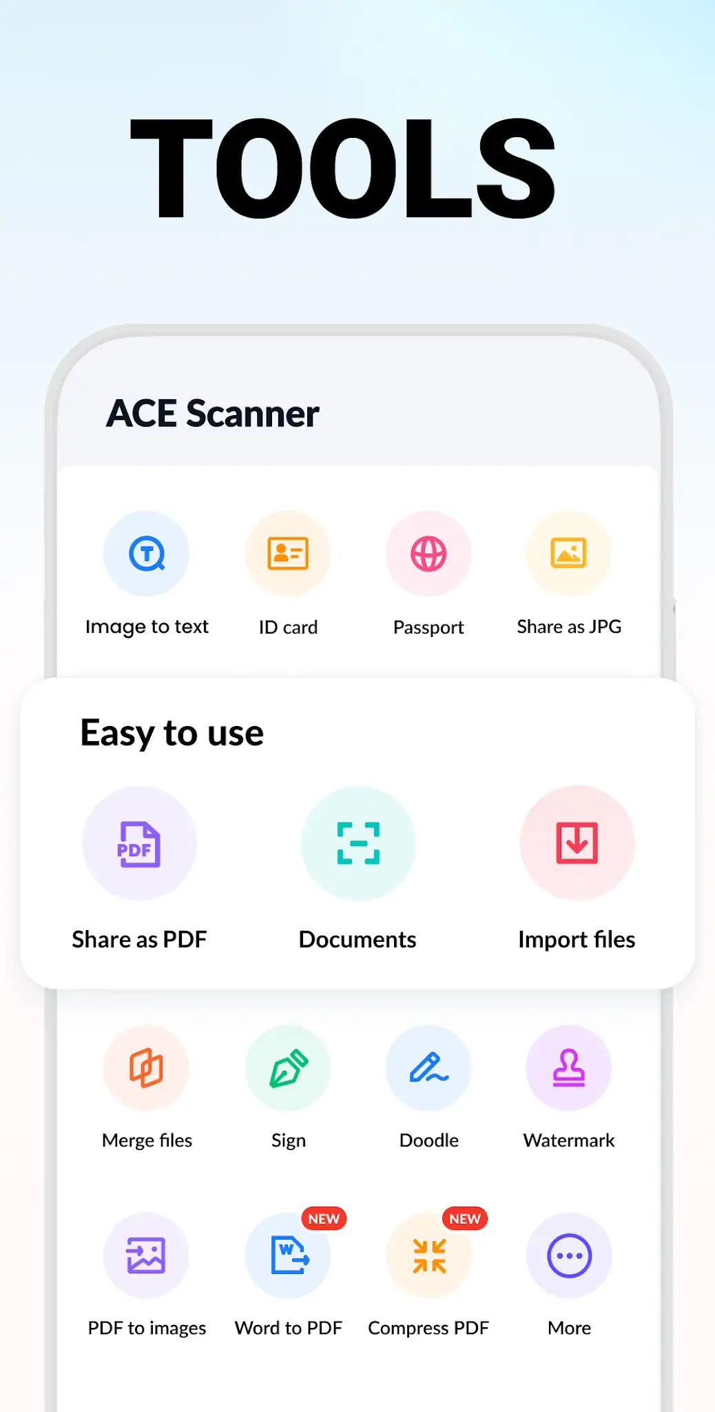لقطة شاشة 7 لـ ACE Scanner - PDF Scanner App