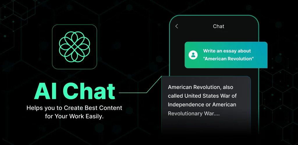 AI Chat - Ask your AI Chatbot 应用程序 Android 封面艺术