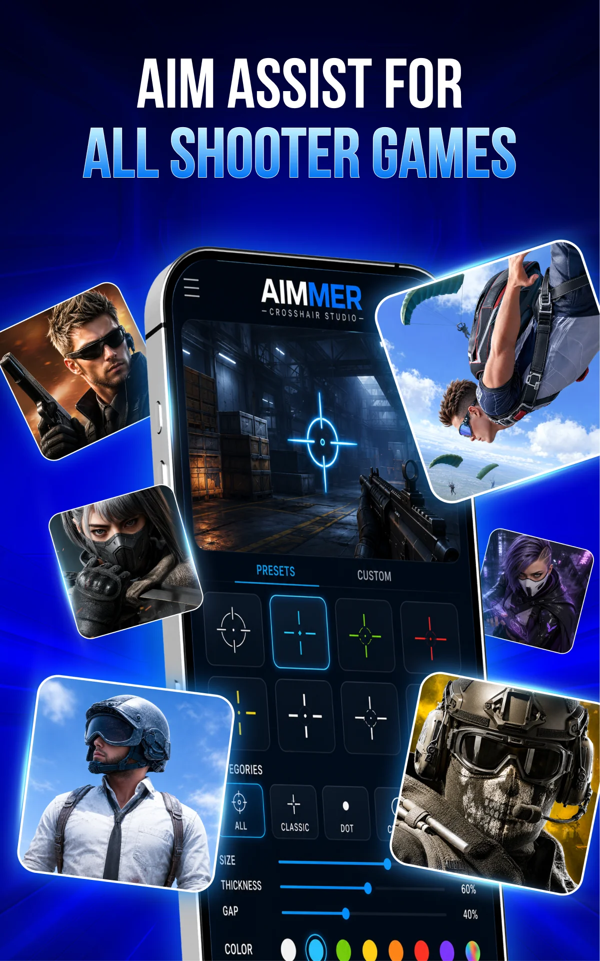 Capture d\'écran 1 de Aimpro - Custom Crosshair