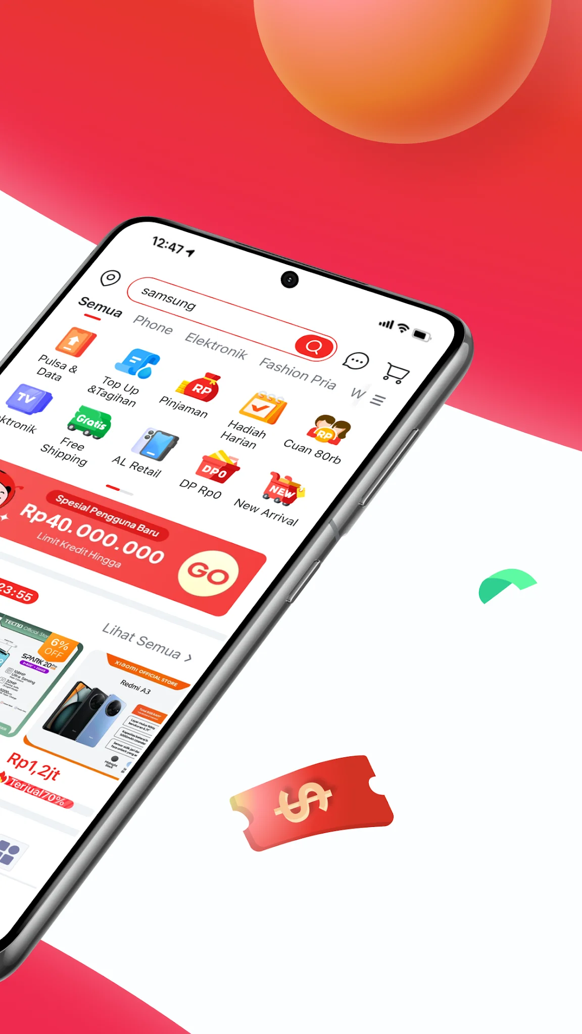 Capture d\'écran 2 de Akulaku —Online Shopping