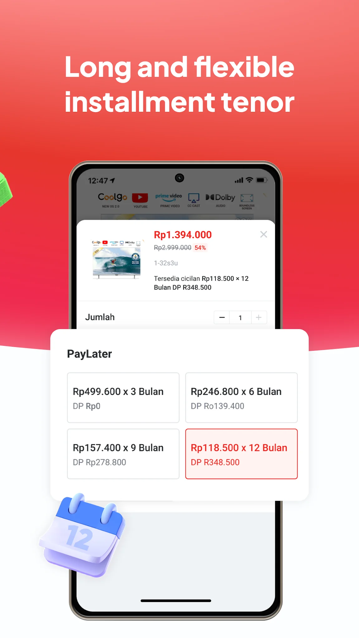 Capture d\'écran 4 de Akulaku —Online Shopping