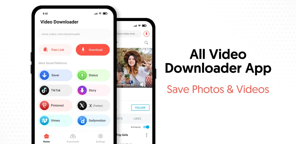All Video Downloader & Browser app cover art for Android