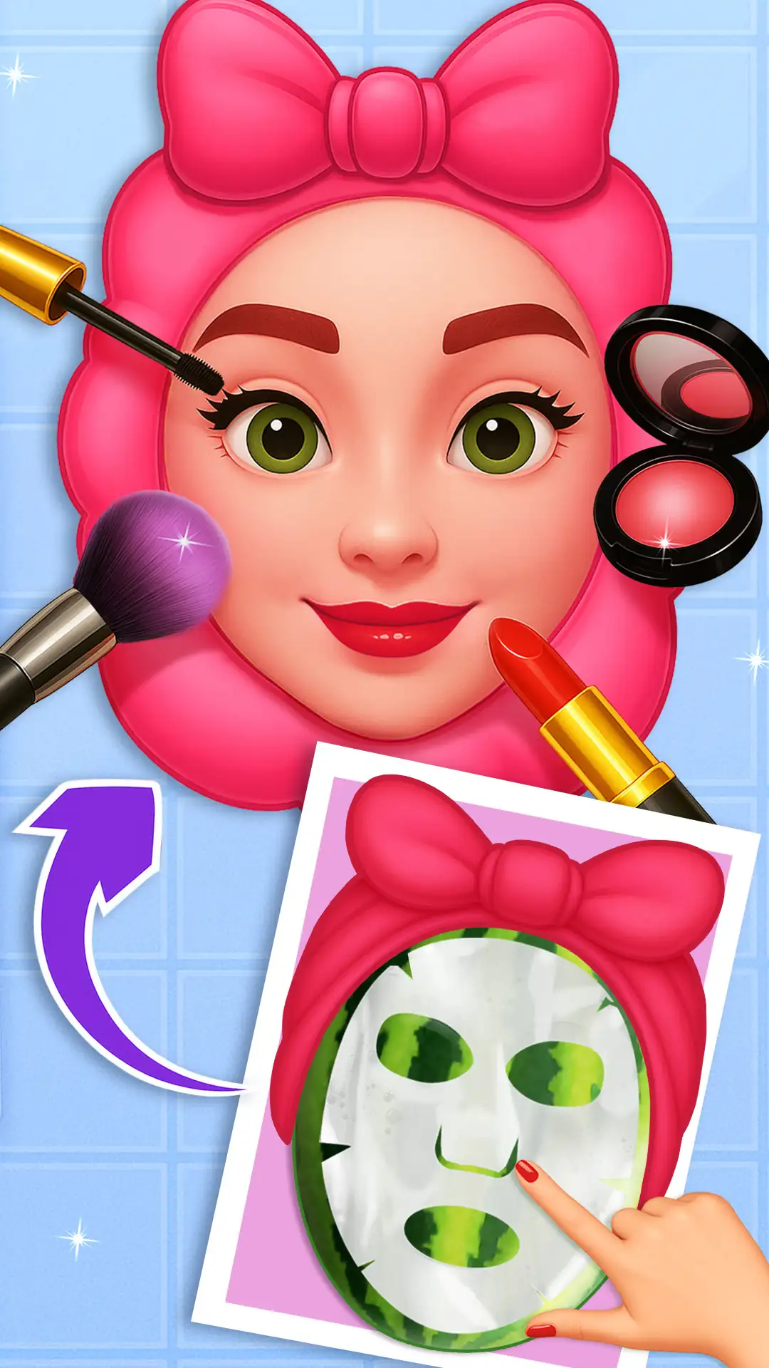 ASMR Makeover: Skincare Games скриншот 1
