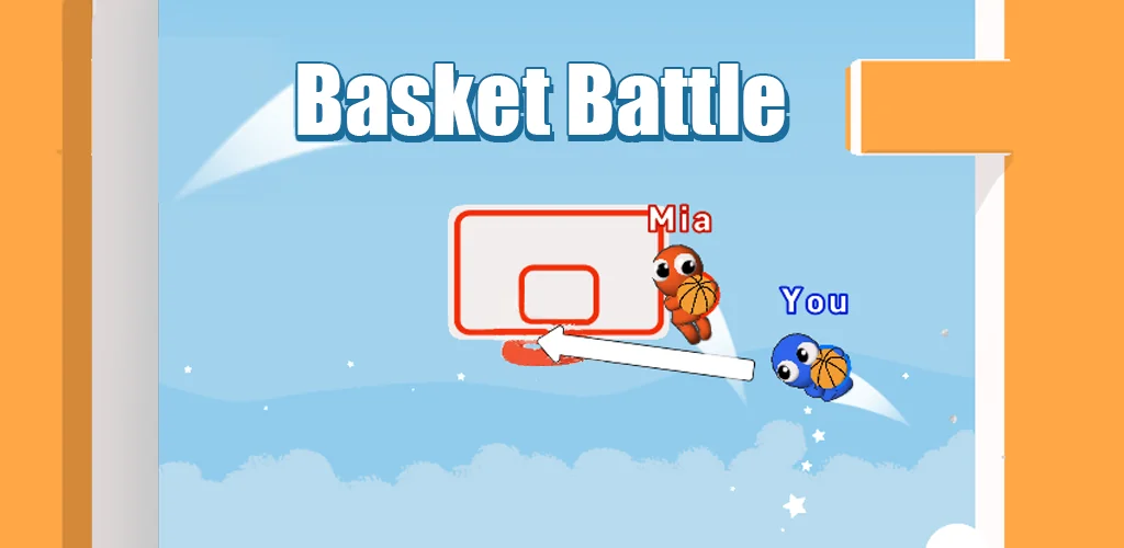 Basket Battle لعبة غلاف فني للأندرويد