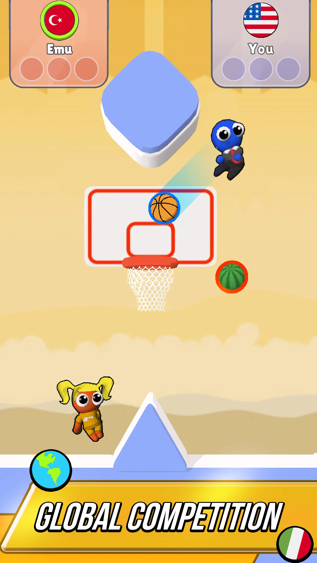 لقطة شاشة 2 لـ Basket Battle