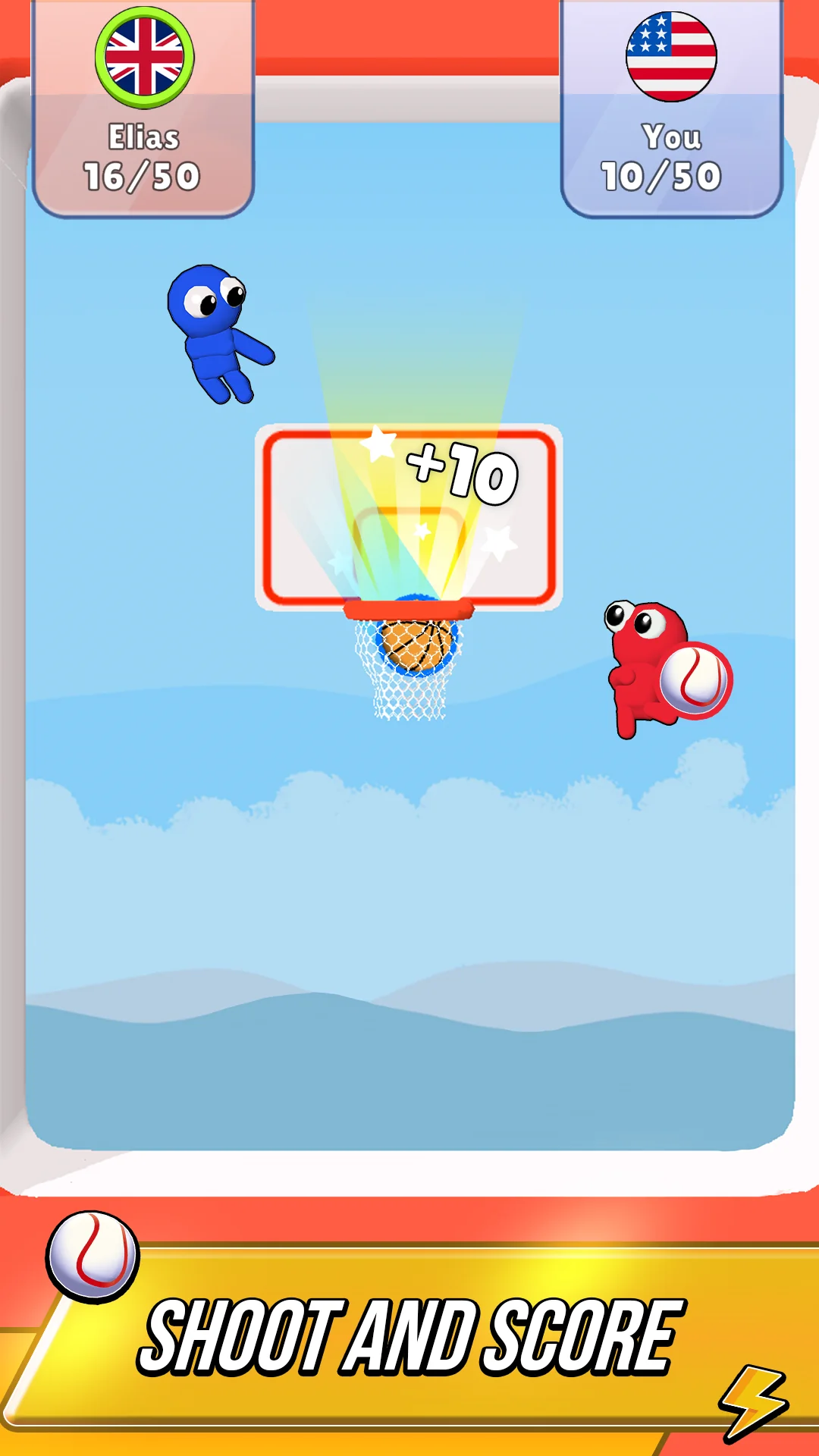 لقطة شاشة 4 لـ Basket Battle