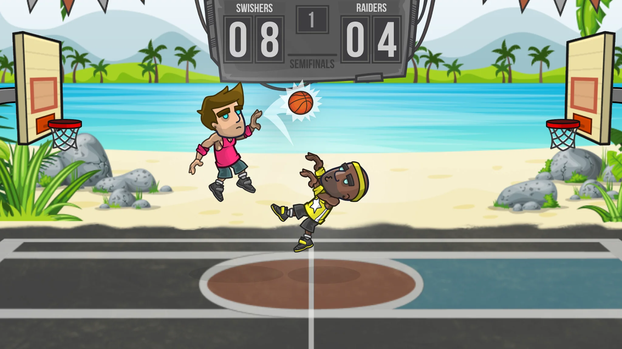 لقطة شاشة 3 لـ Basketball Battle