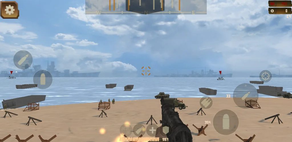 Beach Defense: WW2 D-Day खेल Android के लिए कवर आर्ट