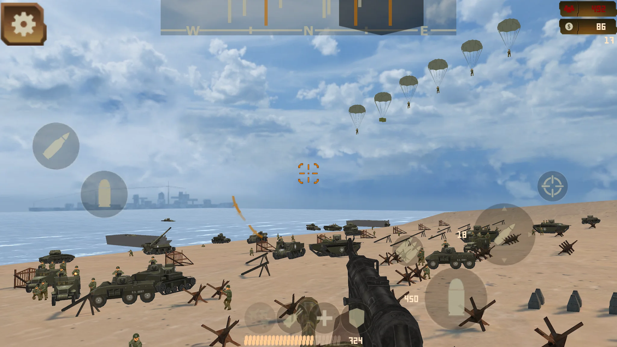 Beach Defense: WW2 D-Day स्क्रीनशॉट 2