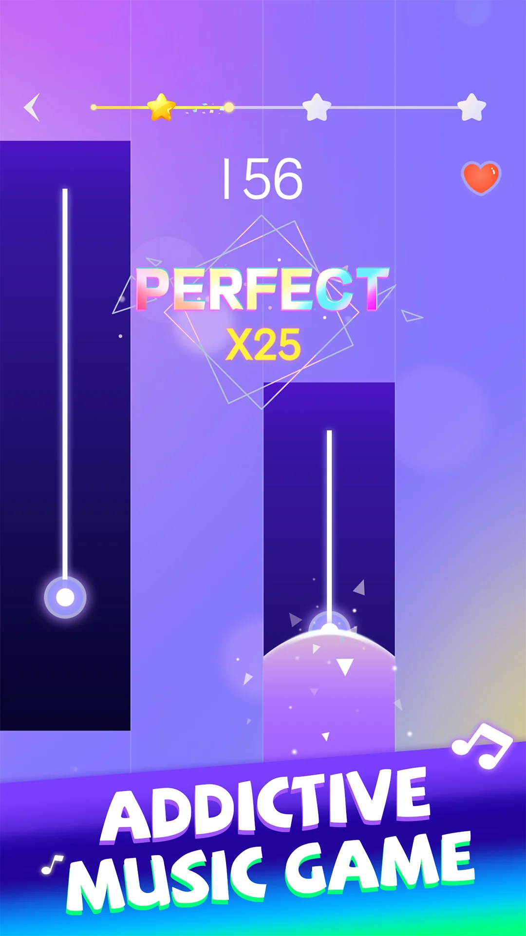 Beat Piano Dance:music game скриншот 1