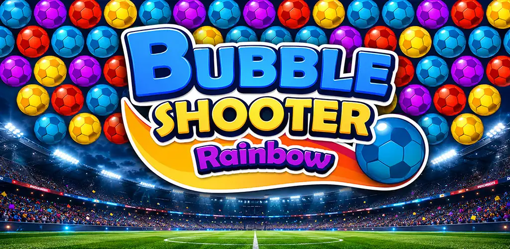 Bubble Shooter Rainbow لعبة غلاف فني للأندرويد
