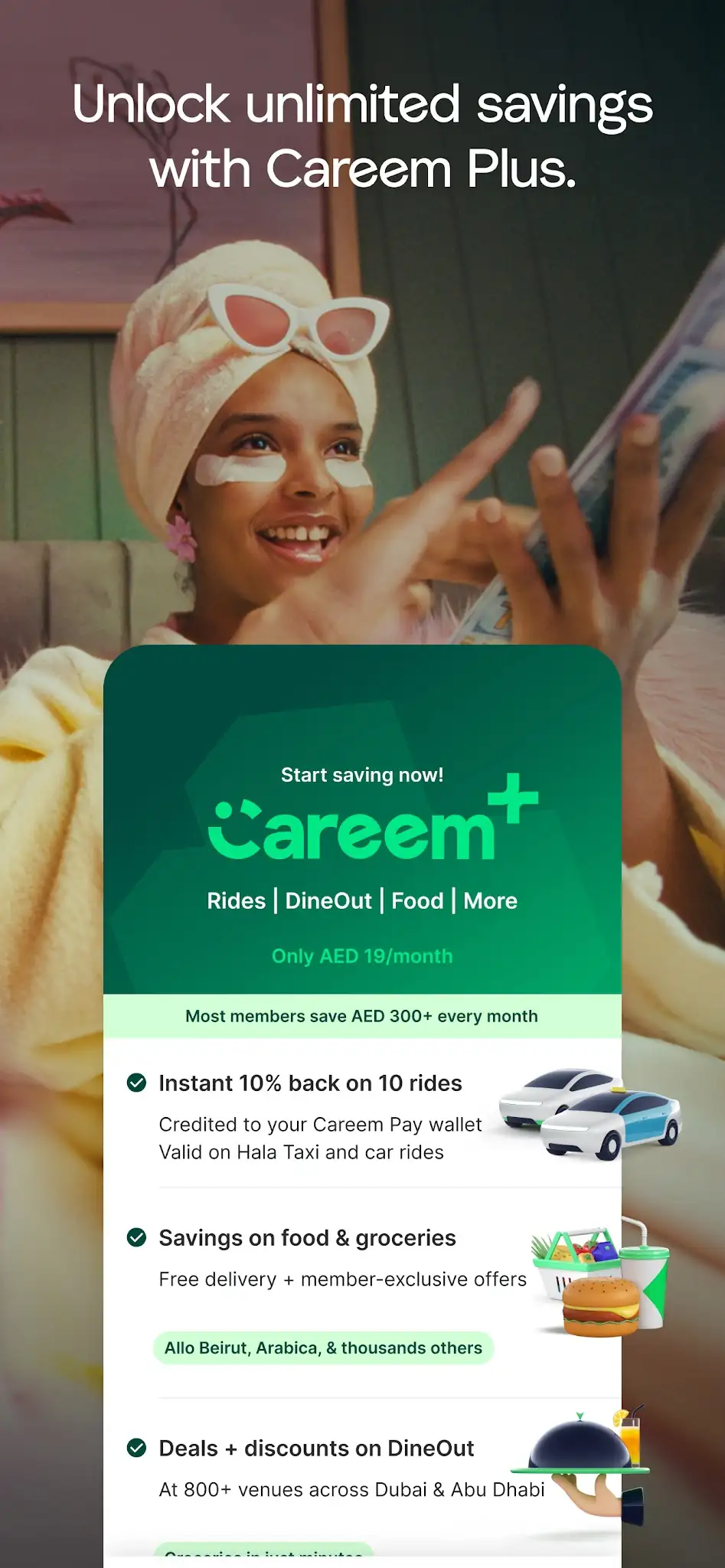 Careem: Taxi, Food & Delivery скриншот 6