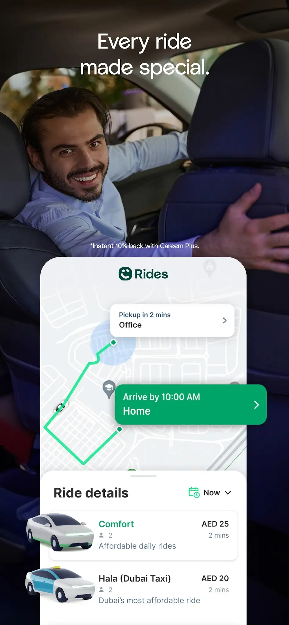 Careem: Taxi, Food & Delivery скриншот 7