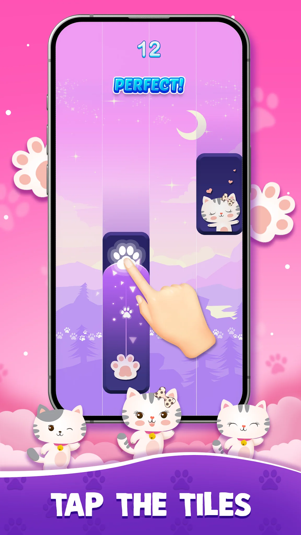 Capture d\'écran 1 de Catch Tiles: Piano Game