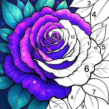 Coloring Book: Color by Number Иконка