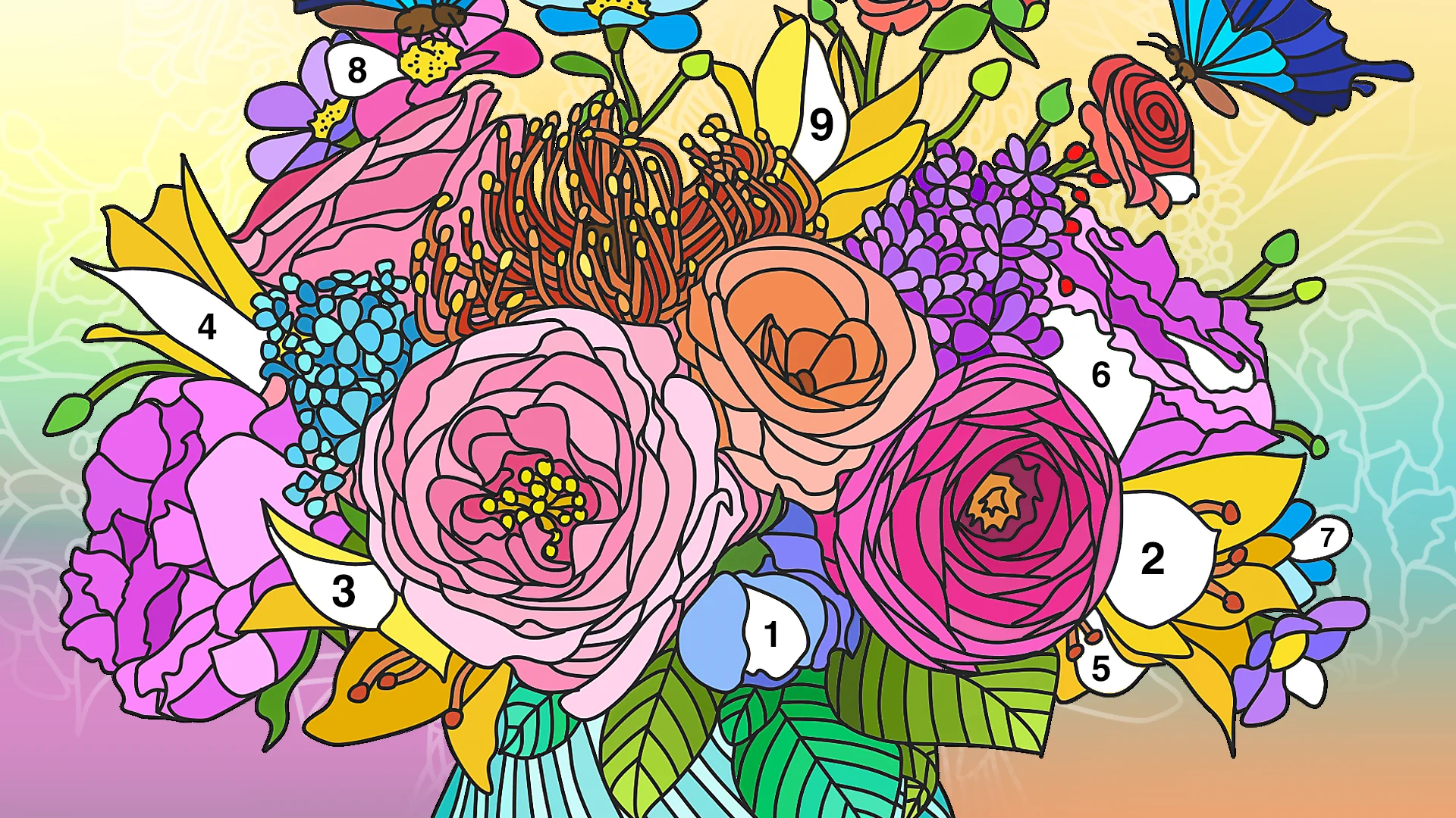 Coloring Book: Color by Number скриншот 6