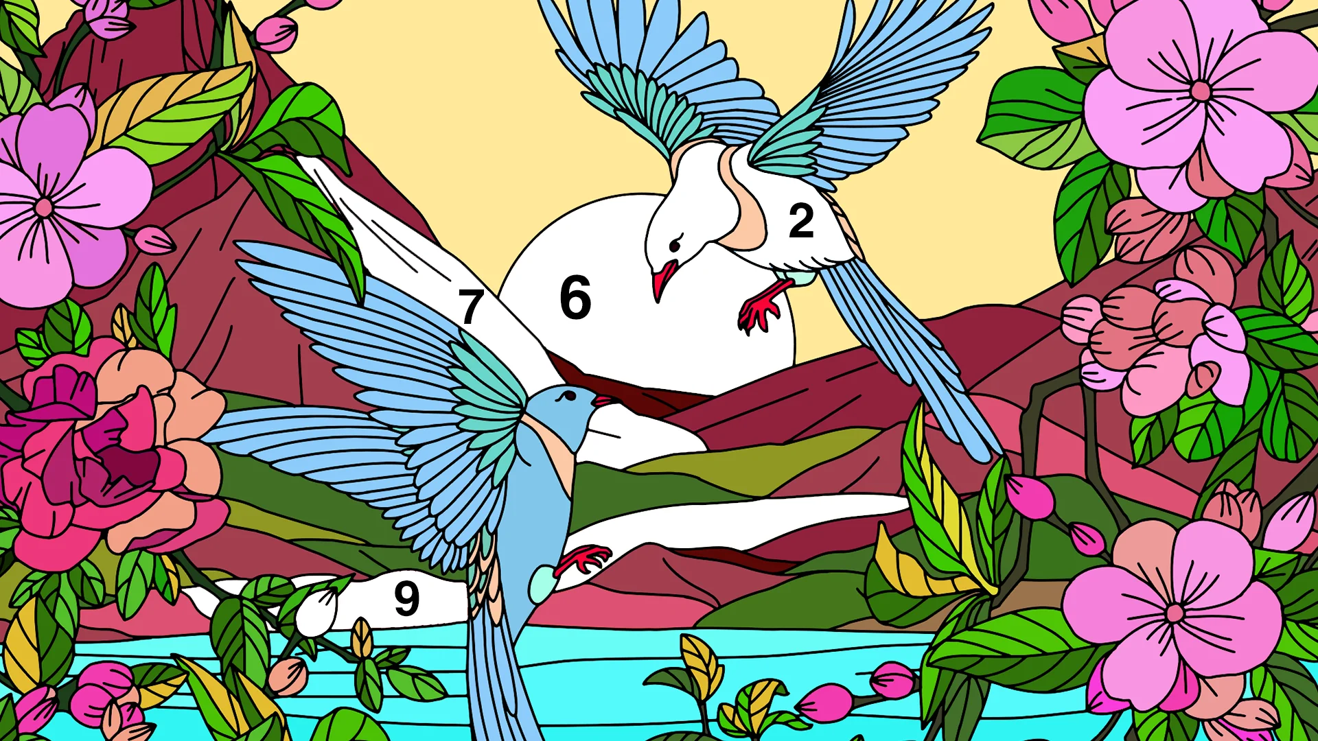 Coloring Book: Color by Number скриншот 7