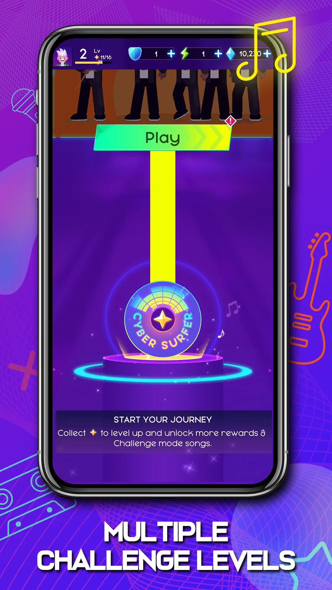 Cyber Surfer : Rhythm Odyssey скриншот 5