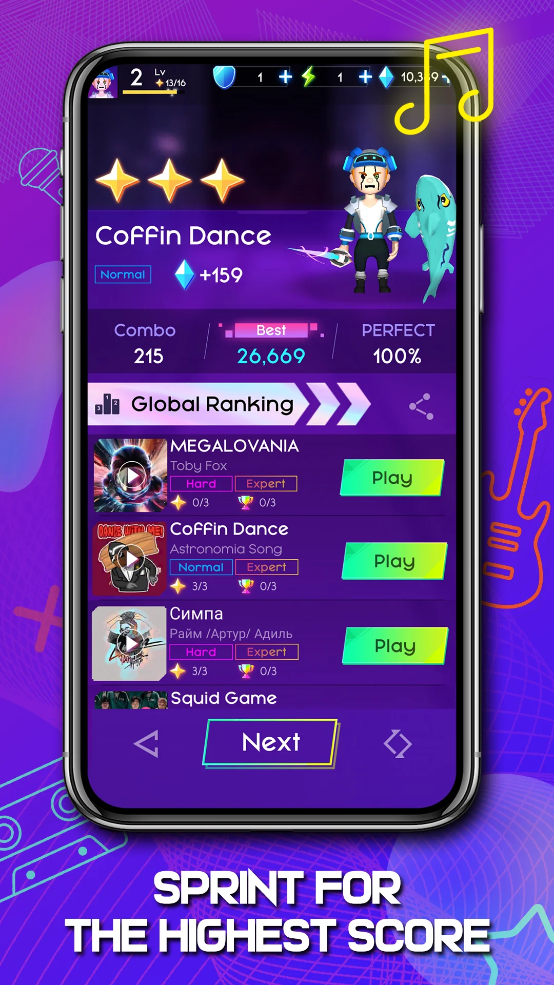 Cyber Surfer : Rhythm Odyssey скриншот 6