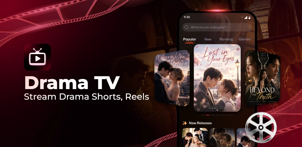 Drama TV: Drama Shorts, Reels برنامج غلاف فني للأندرويد