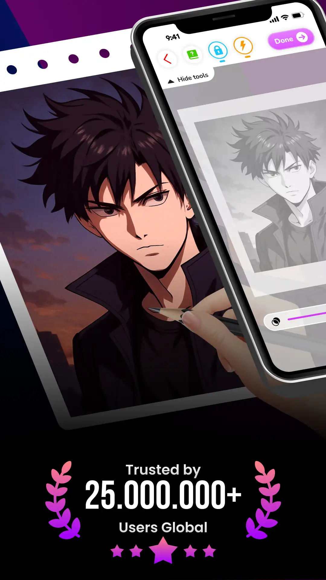 Draw Anime - AR Tracing App 截图 1
