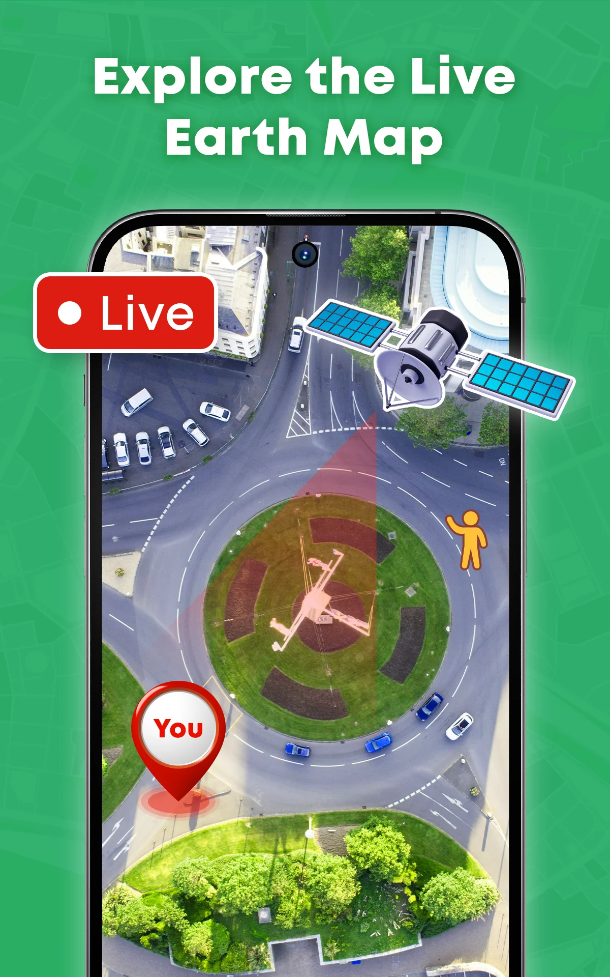 Earth Map: Live Satellite View скриншот 1