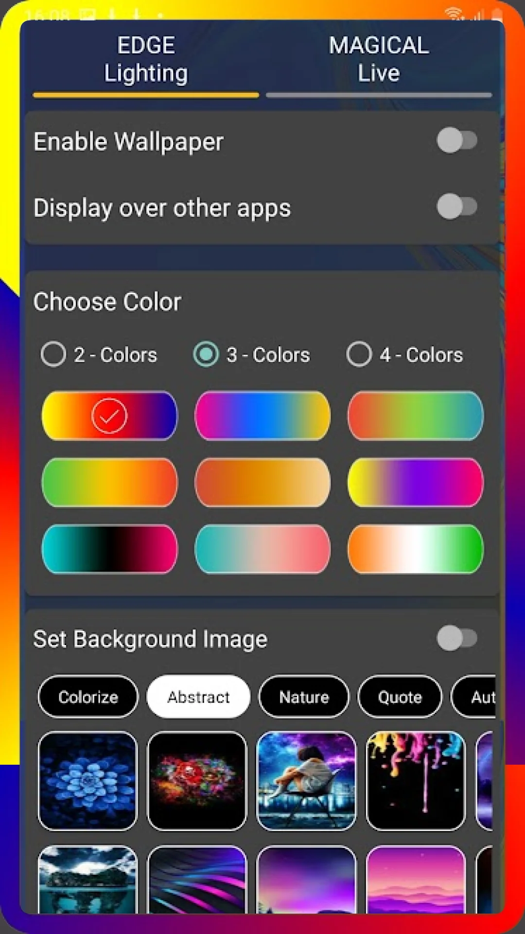 Captura de pantalla 8 de Edge Lighting - Borderlight