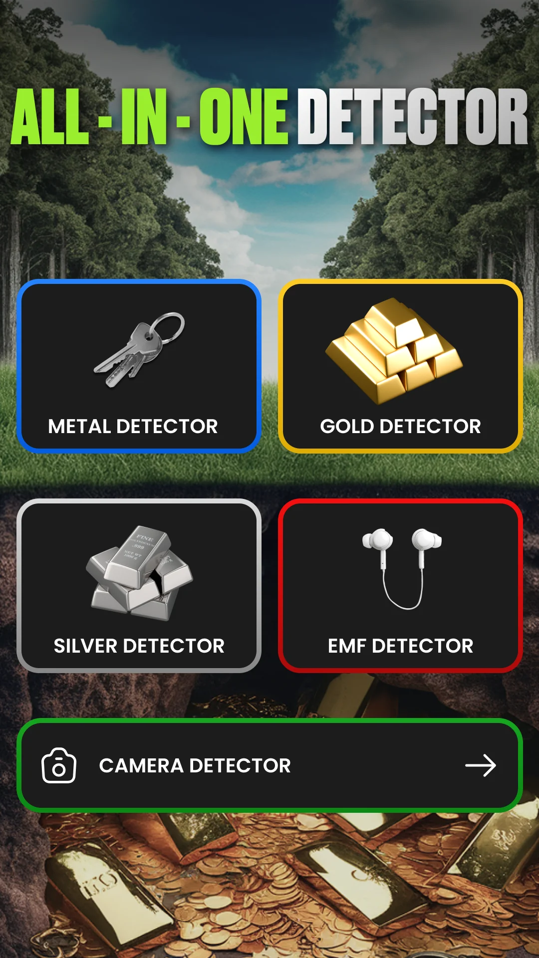 لقطة شاشة 2 لـ EMF Scanner - Metal Detector