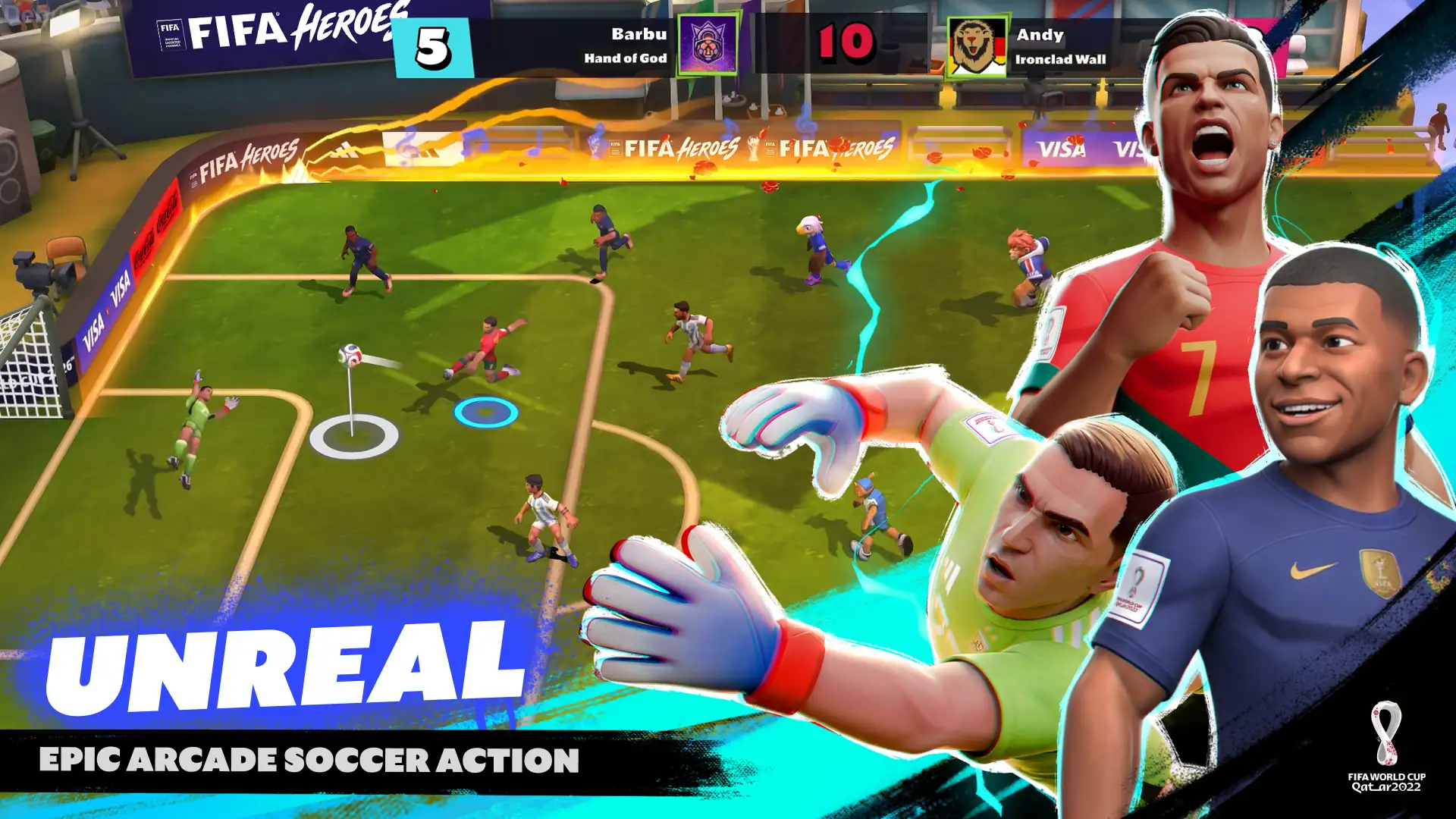 لقطة شاشة 1 لـ FIFA Heroes: Football Action