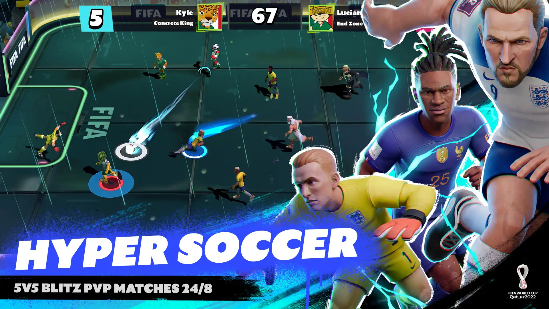 لقطة شاشة 2 لـ FIFA Heroes: Football Action