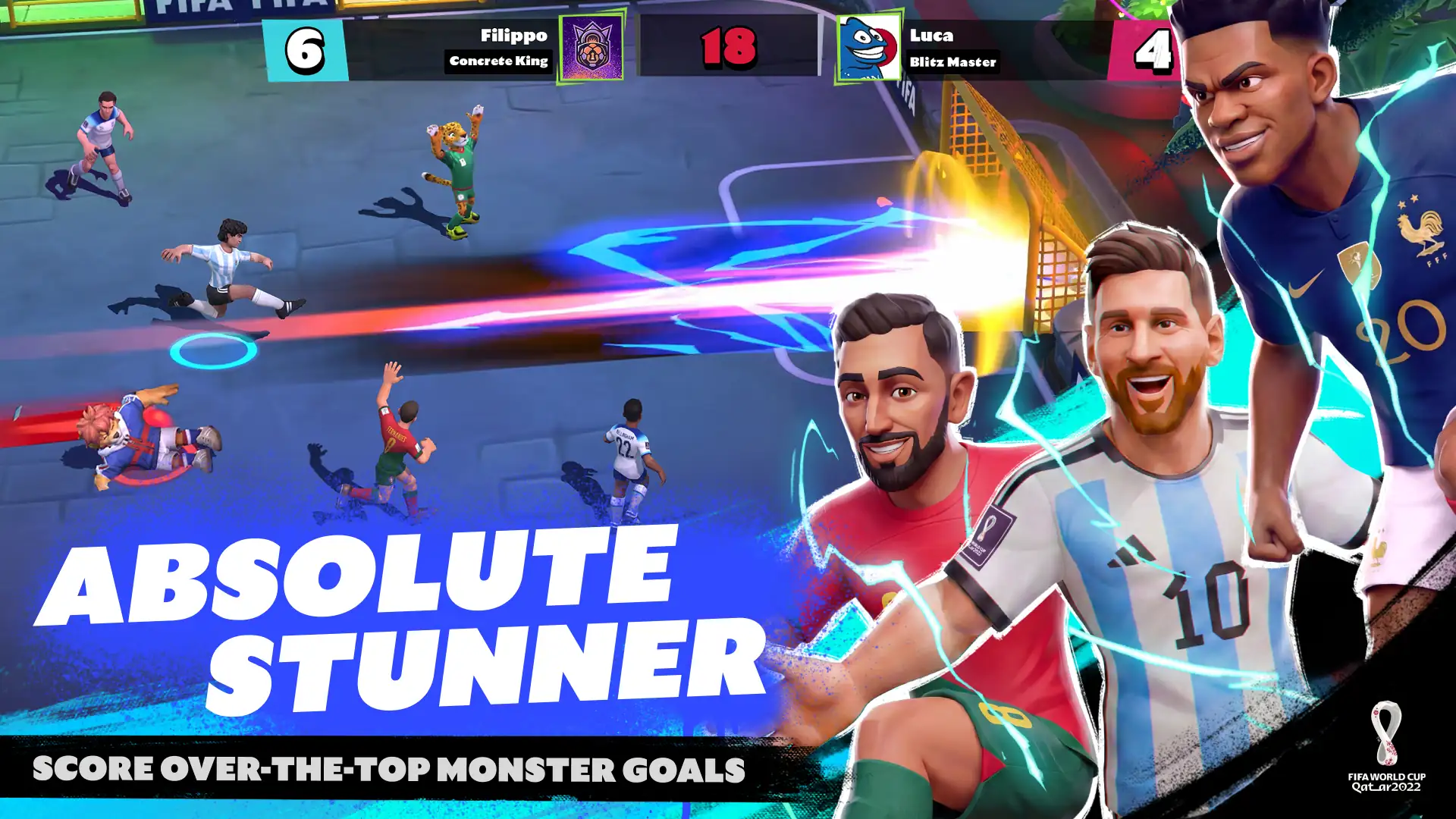 لقطة شاشة 4 لـ FIFA Heroes: Football Action