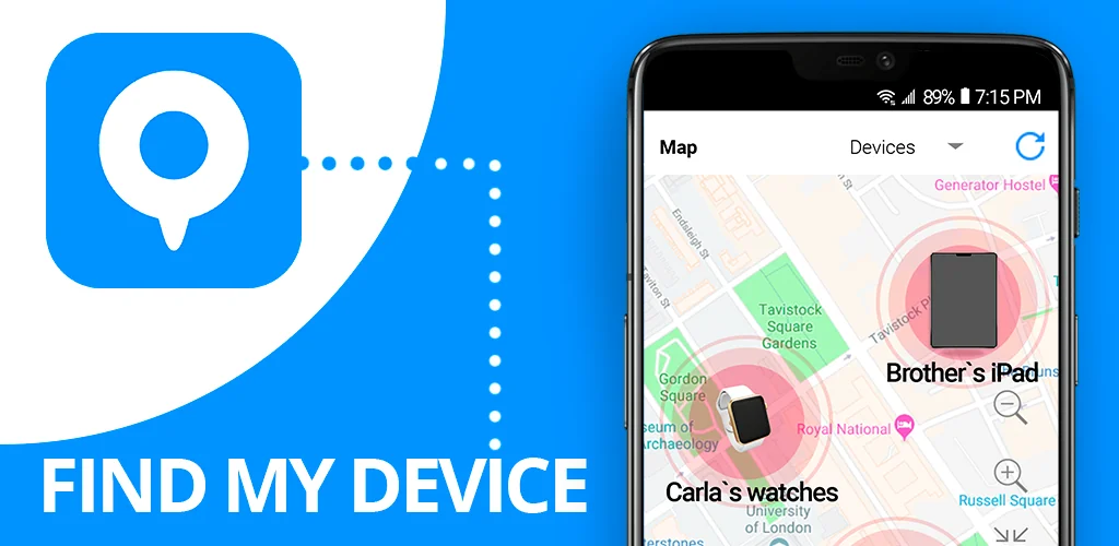Find my Device 应用程序 Android 封面艺术