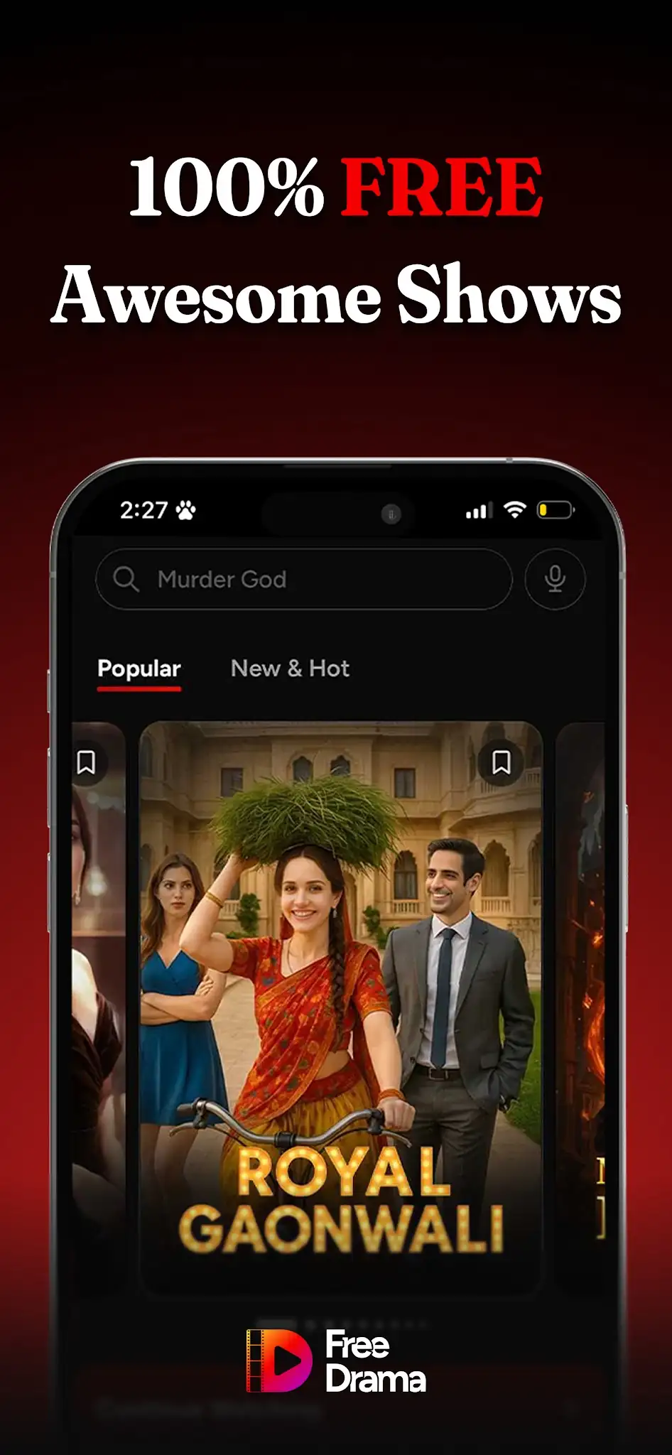 Capture d\'écran 1 de FreeDrama: Watch Free & Earn