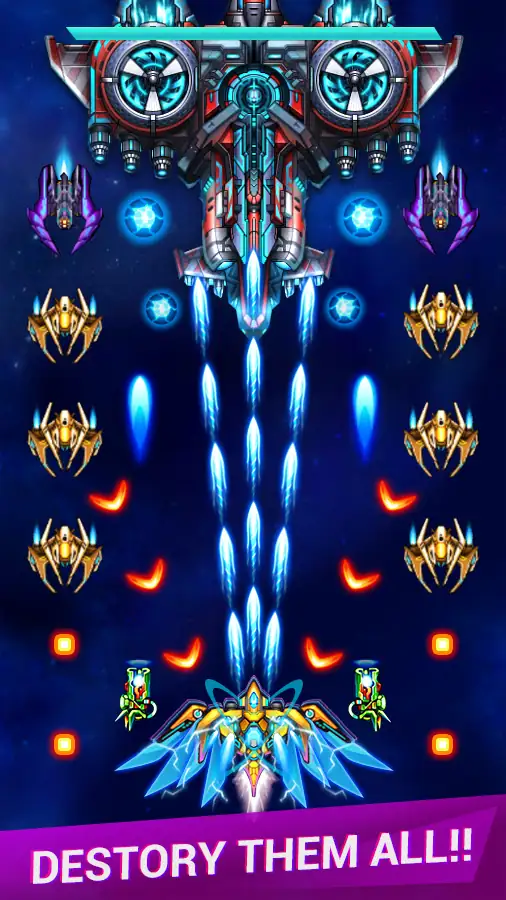 لقطة شاشة 3 لـ Galaxy sky shooting