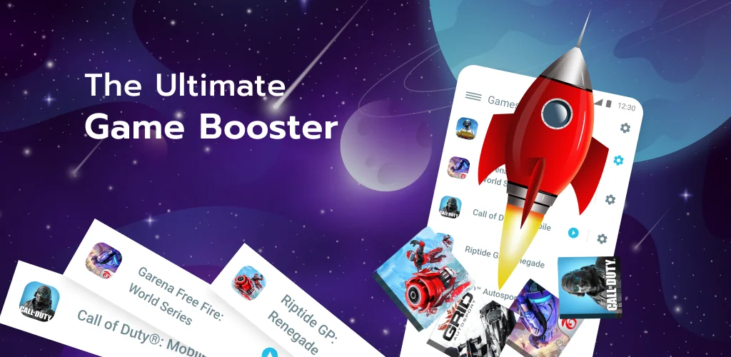 Gaming Mode - Game Booster PRO अनुप्रयोग Android के लिए कवर आर्ट