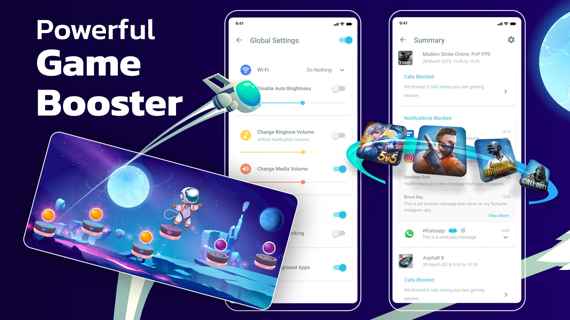 Gaming Mode - Game Booster PRO स्क्रीनशॉट 1