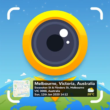 GPS Map Camera (GPS 地图 相机) 图标