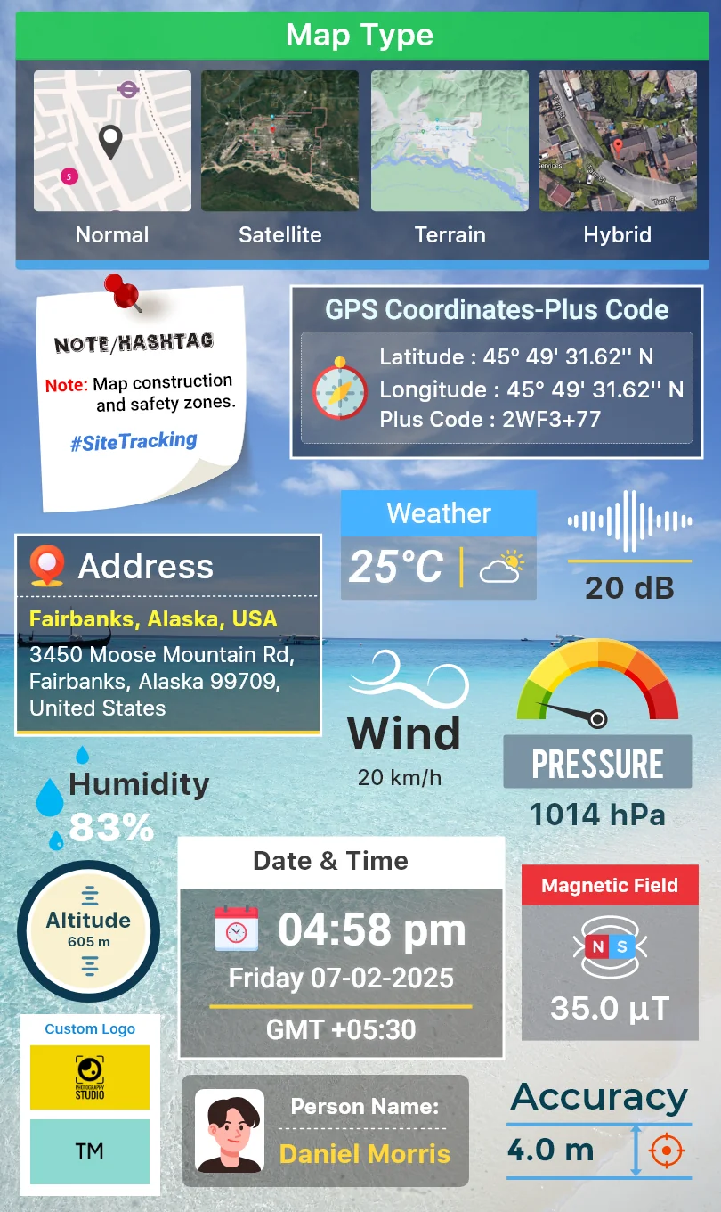 GPS Map Camera (GPS 地图 相机) 截图 5