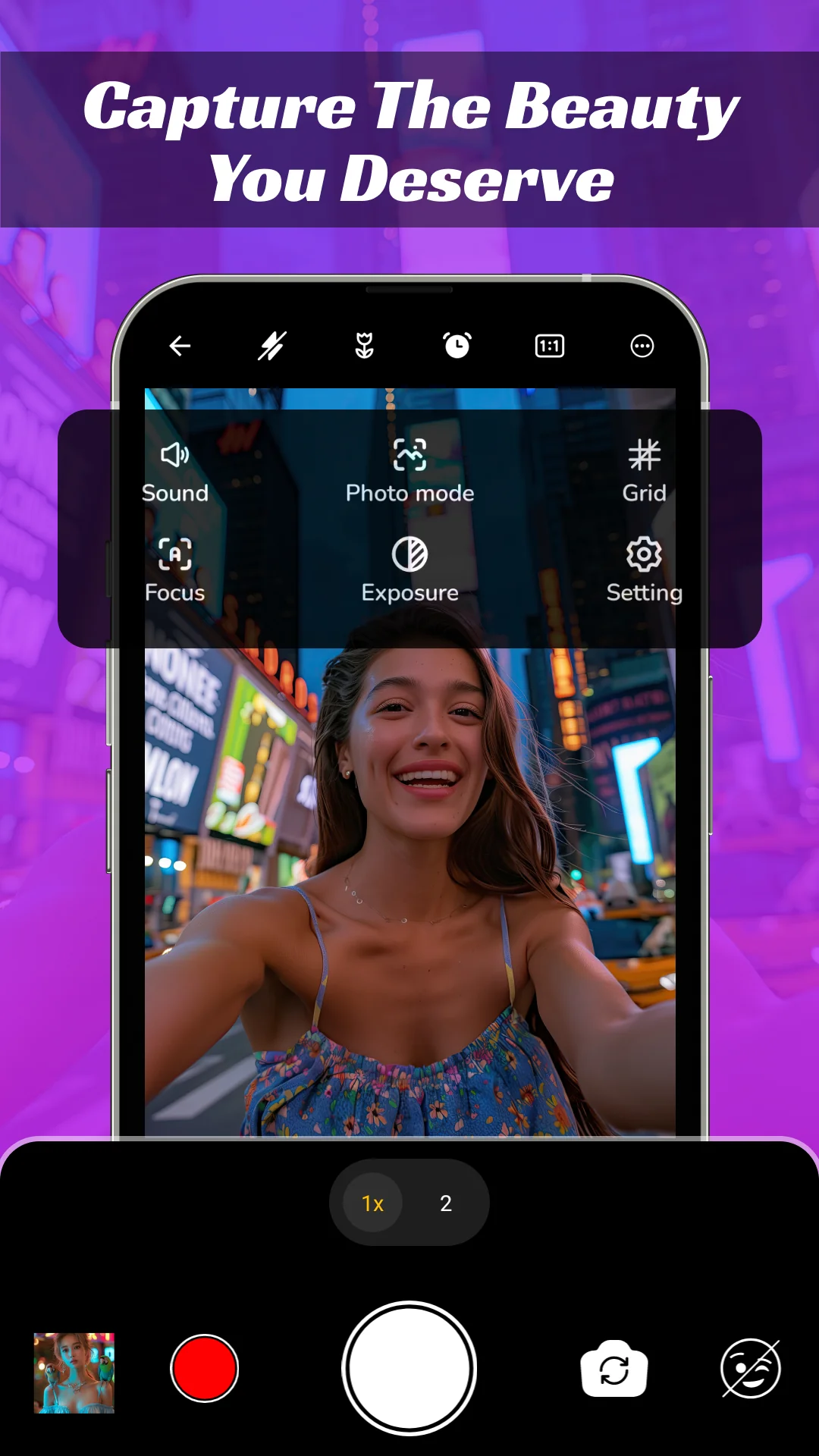 Captura de pantalla 3 de HD Camera: Sweet Beauty
