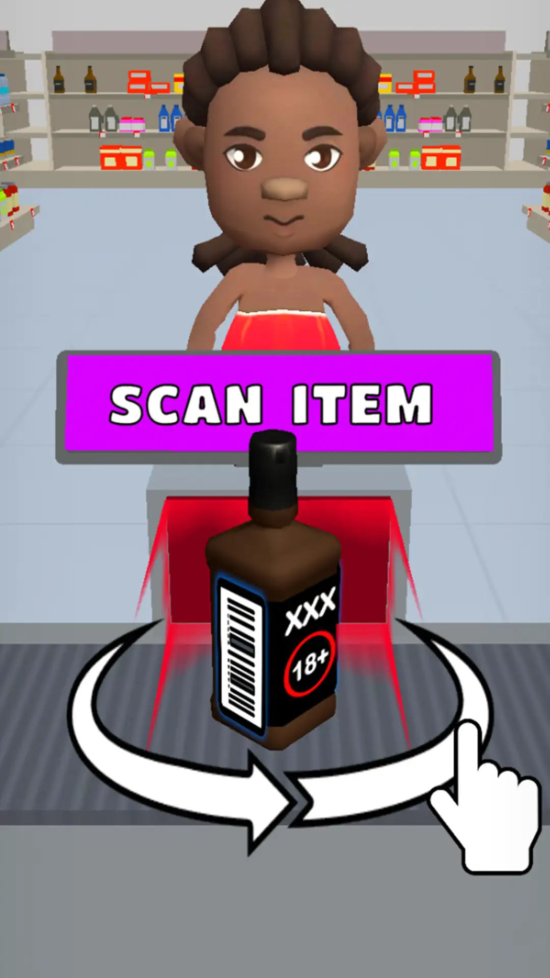 لقطة شاشة 1 لـ Hypermarket 3D: Store Cashier