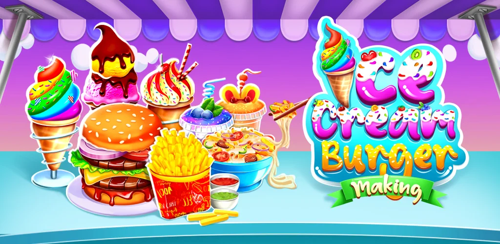 Icecream Cone Cupcake Baking jeu cover art for Android