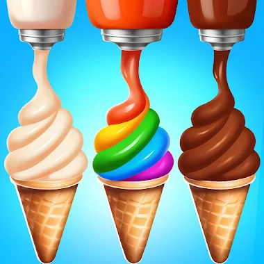Icecream Cone Cupcake Baking Icône