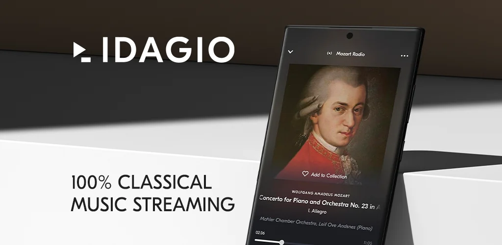 Arte de capa do IDAGIO Stream Classical Music aplicativo para Android