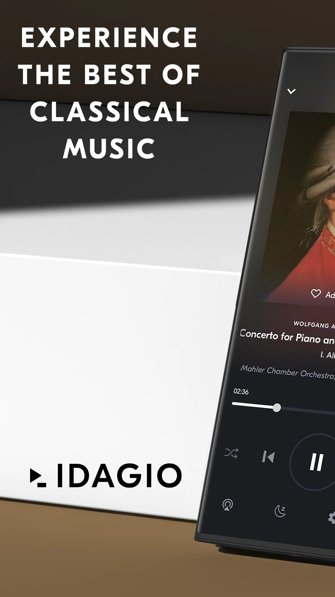 Captura de tela de IDAGIO Stream Classical Music 1