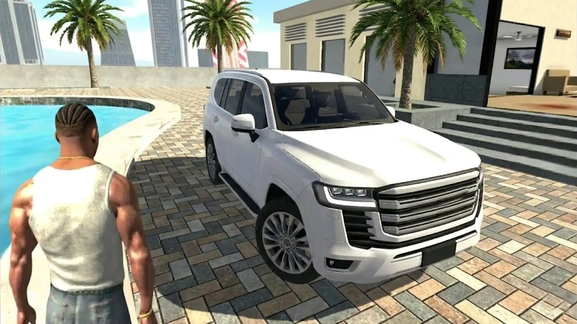 لقطة شاشة 1 لـ Indian Bike Driving Thar Game