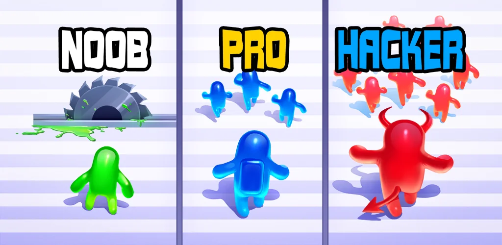 Join Blob Clash 3D: Mob Runner game cover art for Android