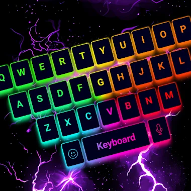 LED Keyboard: RGB Lighting Icon