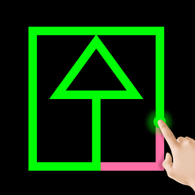 Line Drawing: No Lift Puzzle Icono